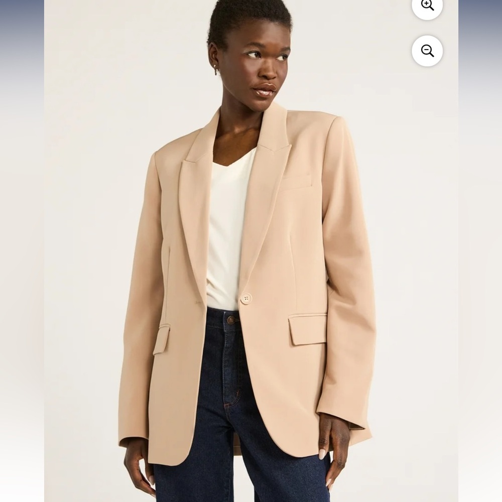 Scoop NYC Beige Blazer